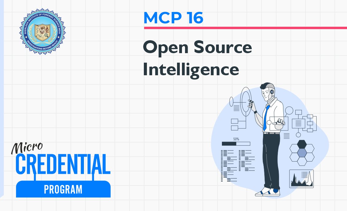 MCP 16: Open Source Intelligence
