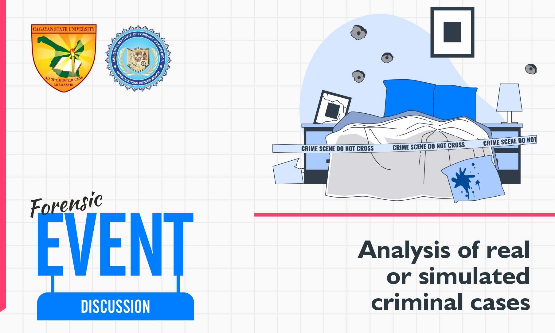 Analysis of real or simulated criminal cases